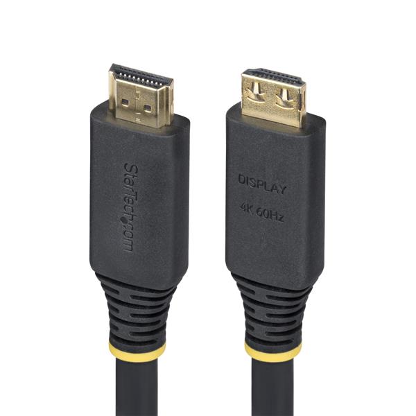 StarTech Cavo HDMI 2.0 ad Alta Velocità da 10,6m con Connettori a Scatto, 4K 60Hz/1440p 144Hz, HDR10/HDCP 2.2/ARC