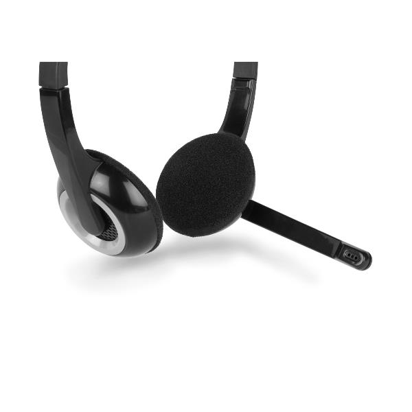 HHEADMUS-CJ Cuffia Stereo con Microfono per Computer USB-C + Jack 3,5 mm 4