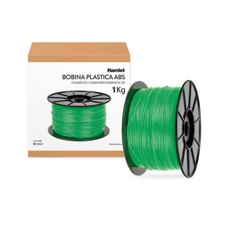 HP3DXROLGR Bobina 1Kg di filamento universale ABS 1.75mm Verde 2