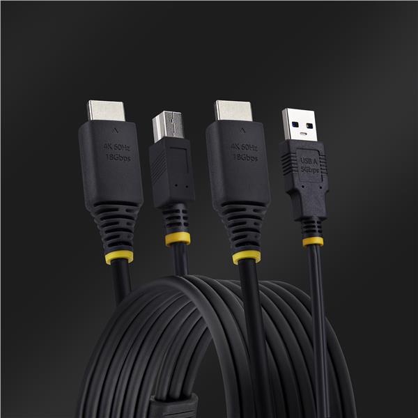 Cavo KVM HDMI e USB da 3m 4