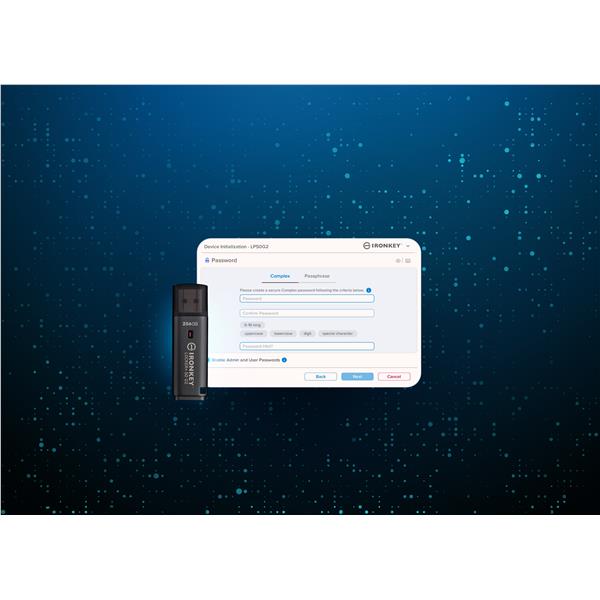 IronKey 256GB Locker Plus 50 G2 4