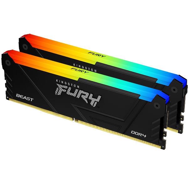 KINGSTON FURY FURY™ Beast DDR4 RGB - 16GB 3600MT/s DDR4 CL17 DIMM (Kit da 2)