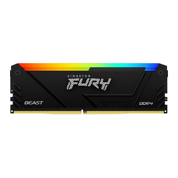 KINGSTON FURY FURY™ Beast DDR4 RGB - 8GB 3600MT/s DDR4 CL16 DIMM FURY Beast RGB