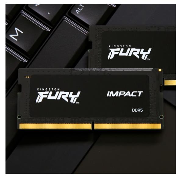 KINGSTON FURY Kingston 16GB (2x8GB) DDR5 4800MT/s CL38 FURY Impact Black PnP