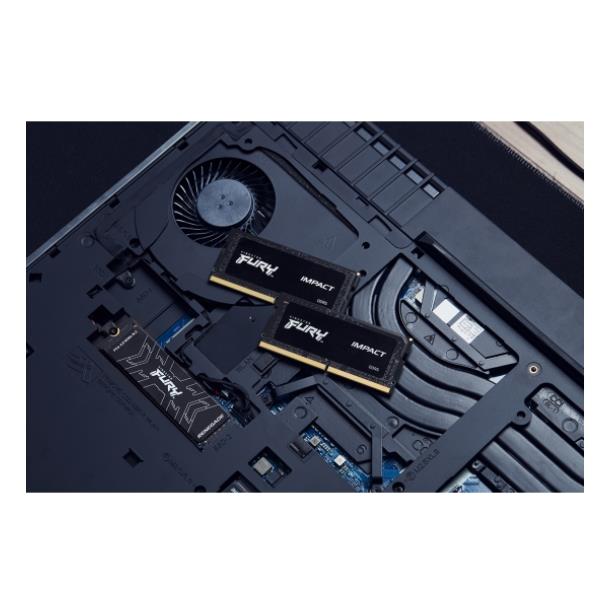 Kingston 16GB (2x8GB) DDR5 4800MT/s CL38 FURY Impact Black PnP 3