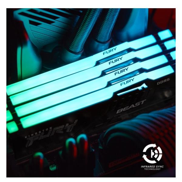 Kingston Fury Beast RGB 8GB DDR5 5200MT/s DIMM non ECC 2