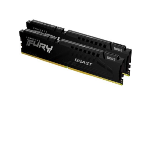 Kingston - 16GB (2x8GB) DDR5 5200MT/s CL40 FURY Beast Black XMP 2