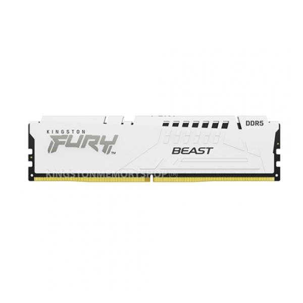 KINGSTON FURY 16GB DDR5 5200MT/s CL40 FURY Beast White XMP