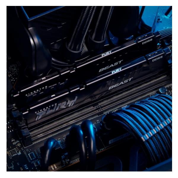 KINGSTON FURY Kingston 16GB (2x8GB) DDR5 5600MT/s CL40 FURY Beast Black XMP