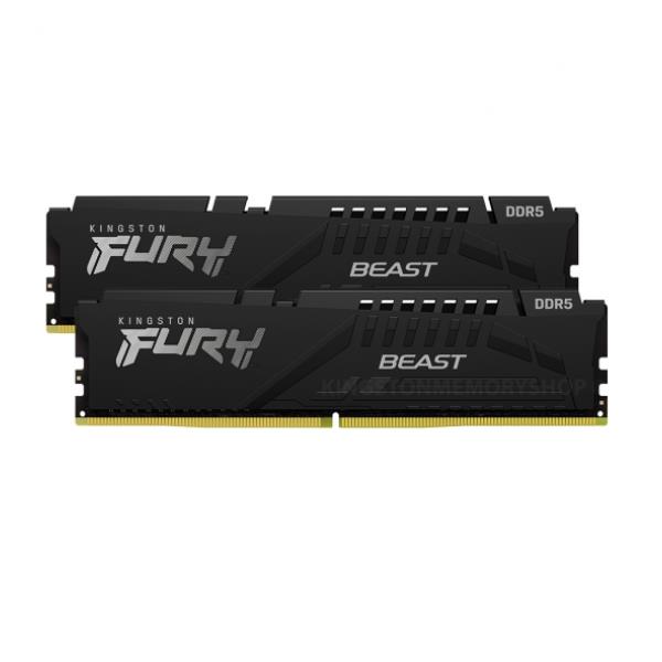 Kingston 16GB (2x8GB) DDR5 5600MT/s CL40 FURY Beast Black XMP 3