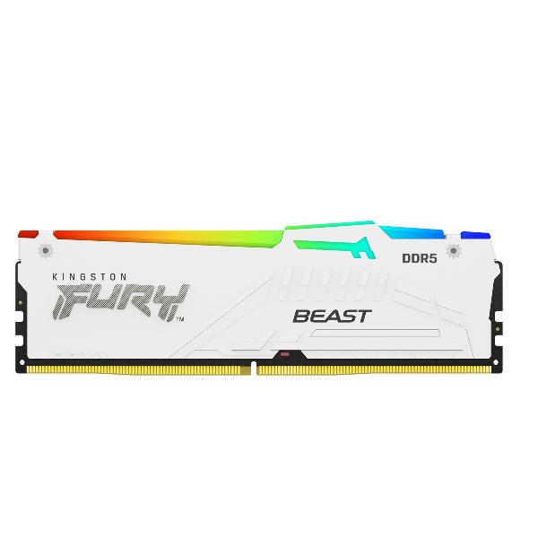 KINGSTON FURY 32GB 5600MT/s DDR5 CL40 DIMM FURY Beast White RGB XMP