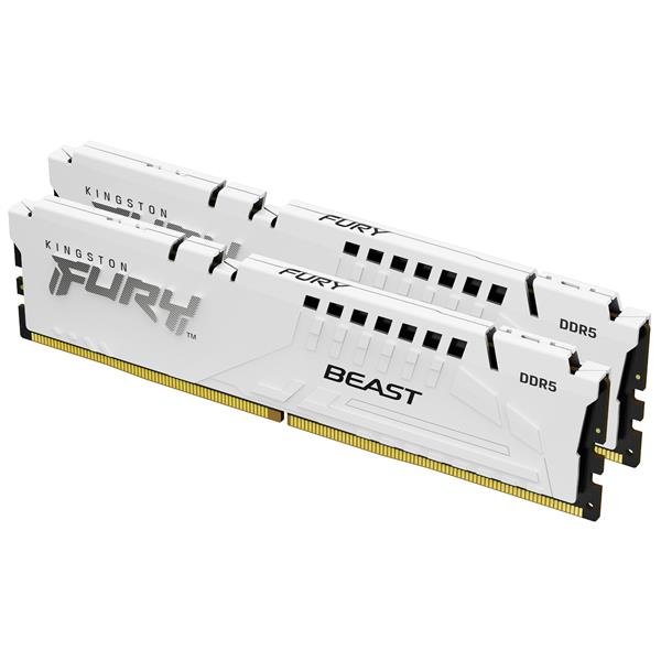 KINGSTON FURY 32GB 6000MT/s DDR5 CL30 DIMM (Kit of 2) FURY Beast White EXPO