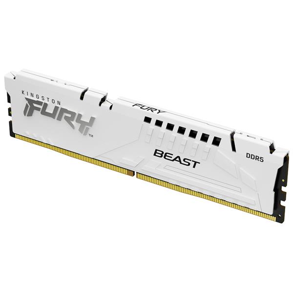 32GB 6000MT/s DDR5 CL30 DIMM (Kit of 2) FURY Beast White EXPO 5