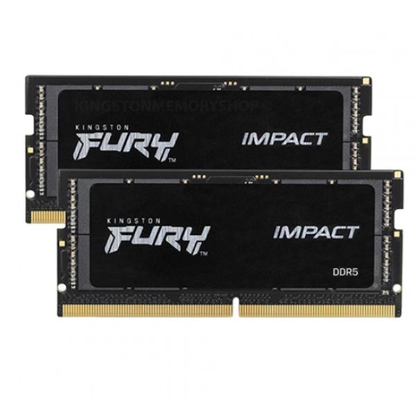 KINGSTON FURY 32GB 6000MT/s DDR5 CL38 SODIMM (Kit of 2) FURY Impact XMP