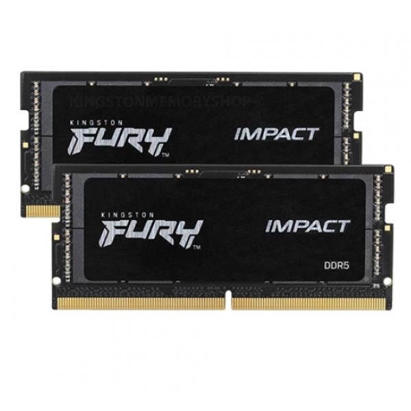 32GB 6400MT/s DDR5 CL38 SODIMM (Kit of 2) FURY Impact XMP 2