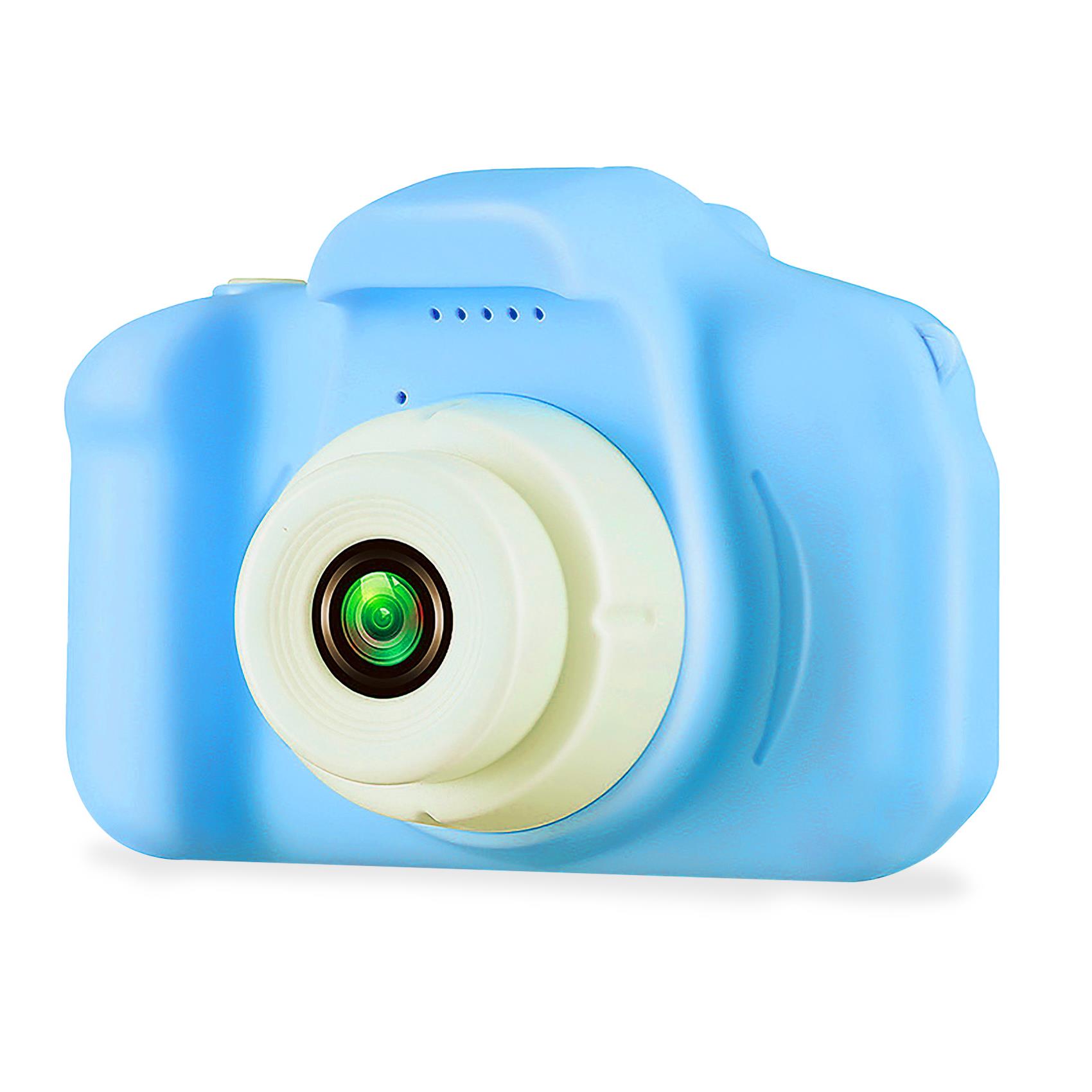 CELLY KIDSCAMERA3 - Fotocamera per bambini, schermo colorato, filtri e cornici da applicare alle foto, scatta foto, registra video e audio, espandibile con scheda MicroSD [TECH for KIDS]