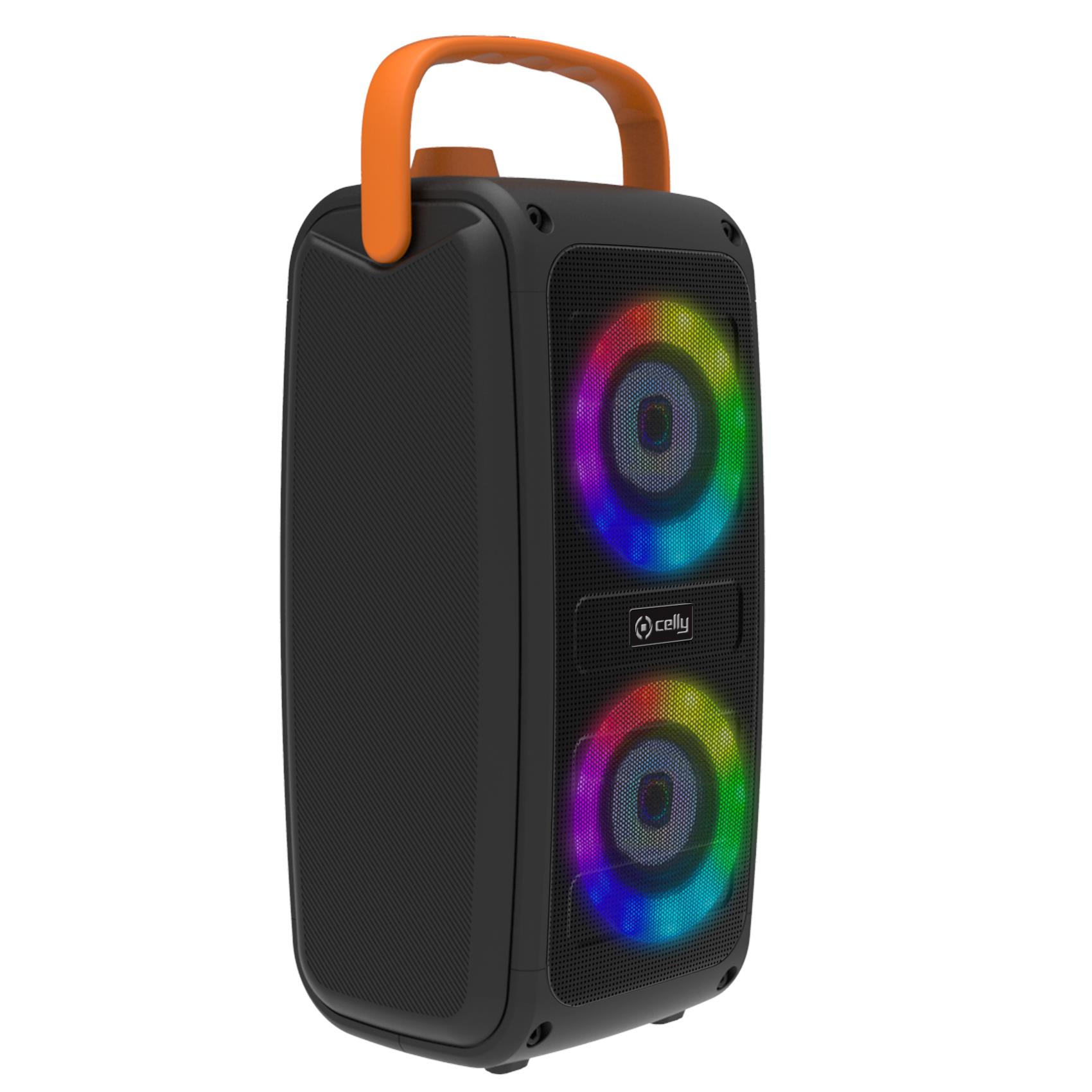 CELLY KIDSPARTYRGB - 10W Wireless Speaker RGB lights and microphone [PARTY COLLECTION]