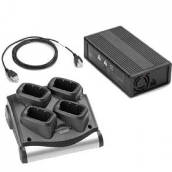 ZEBRA - EVM BASE DI RICARICA PER 4 BATTERIE MC9200/MC9300 KIT CON ALIMENTATORE