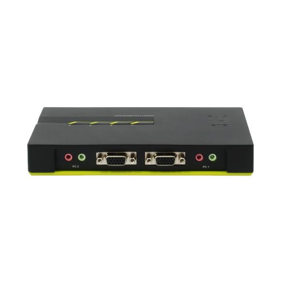 LEVELONE KVM-0421 - KVM SWITCH 4-PORTE USB VGA con supporto Audio 6