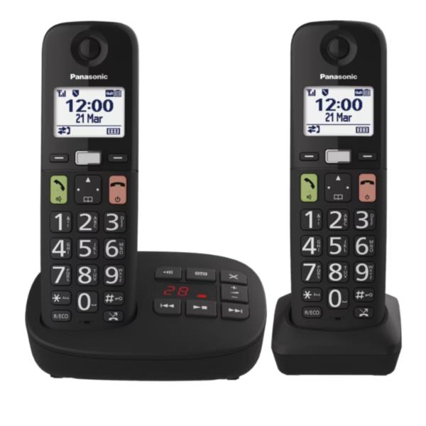 PANASONIC CORDLESS CORDLESS TGU132 TASTI GRANDI SEGRETERIA DUO
