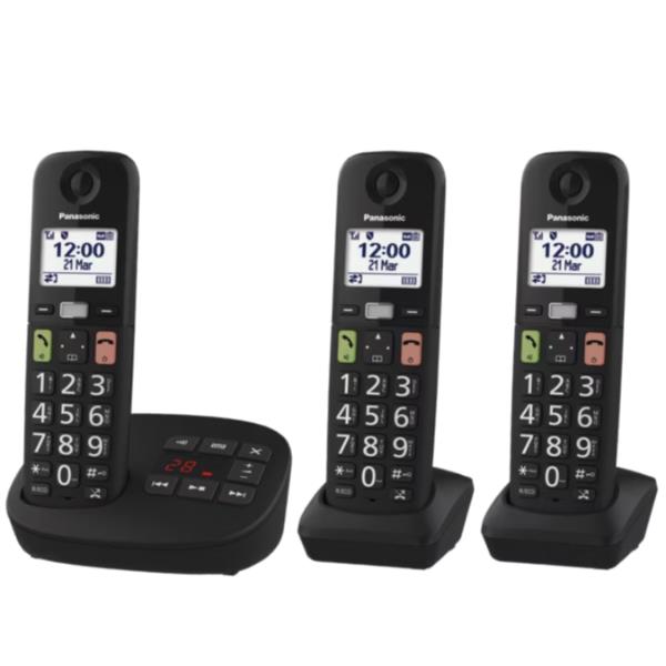 PANASONIC CORDLESS CORDLESS TGU133 TASTI GRANDI SEGRETERIA TRIO