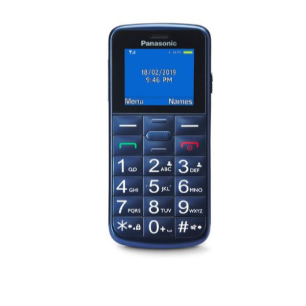 PANASONIC CORDLESS CELLULARE SENIOR KX-TU110 BLU