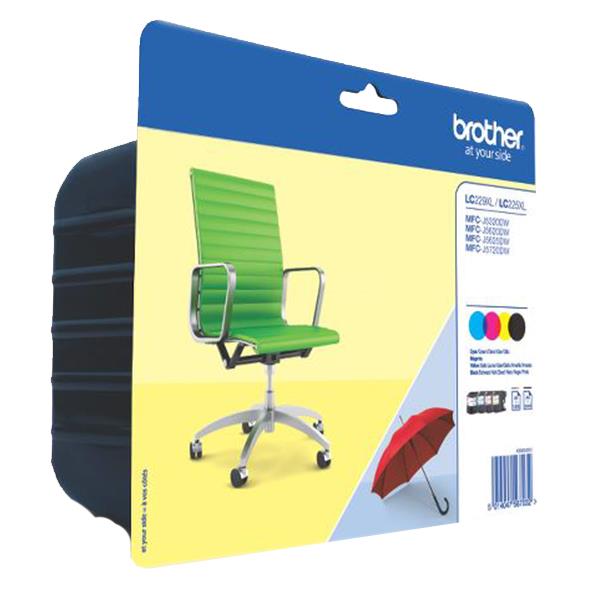 CONSUMABILI BROTHER Valuepack 4 cartucce inchiostro Brother LC229XLVALBP