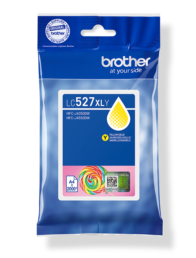 CONSUMABILI BROTHER Cartuccia inchiostro Giallo Brother LC527XLY