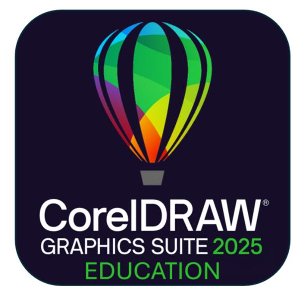 COREL CorelDRAW Graphics Suite 2025 Education Perpetua + 1Y manutenzione (5-50 Utenti)