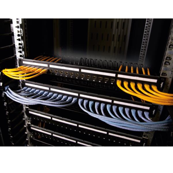 PANNELLO LCS VUOTO PER 24 CONNETTORI -RJ45 per Cat.5E,6,6A 3