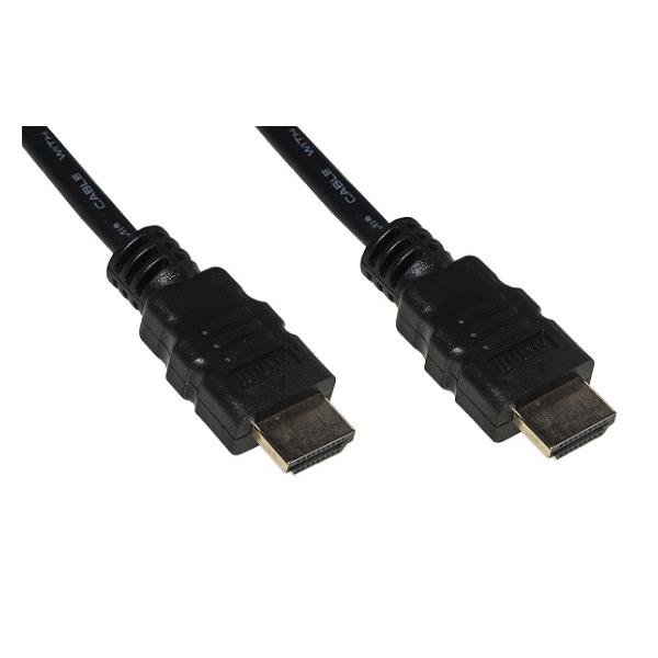 CAVO HDMII 4Kx2K PER PC, NOTEBOOK, HDTV, ECC - CONTATTI DORATI 3 MT COLORE NERO 2