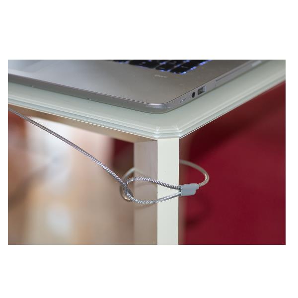 CAVO DI SICUREZZA PER NOTEBOOK CON COMBINAZIONE MT 1,50 4