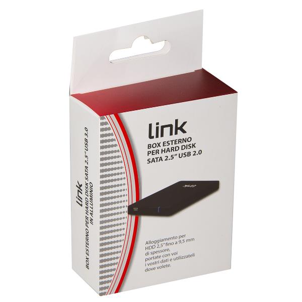 BOX ESTERNO USB 3.0 PER HDD SATA 2,5" FINO A 12,5 MM DI SPESSORE 4