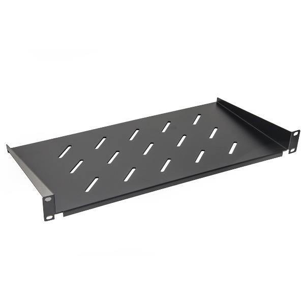 RIPIANO PER ARMADIO 19" 1 UNITA' PROFONDITA' 250 MM. (UNIVERSALE) COLORE NERO 2