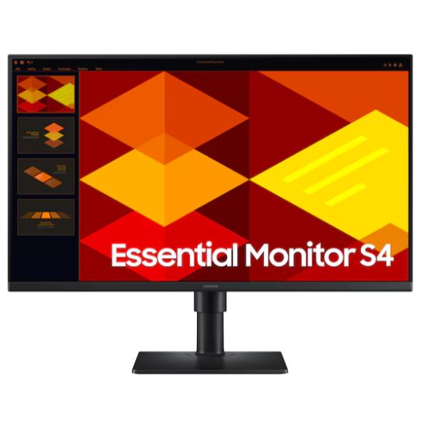 Samsung Monitor Desktop Monitor Business, FHD, 100Hz, Speaker, Stand Regolabile e Pivot, EPEAT Gold