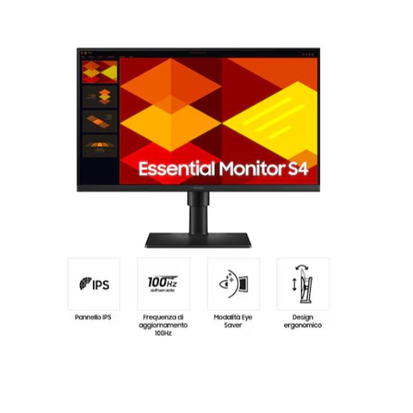 Monitor Business, FHD, 100Hz, Speaker, Stand Regolabile e Pivot, EPEAT Gold 9