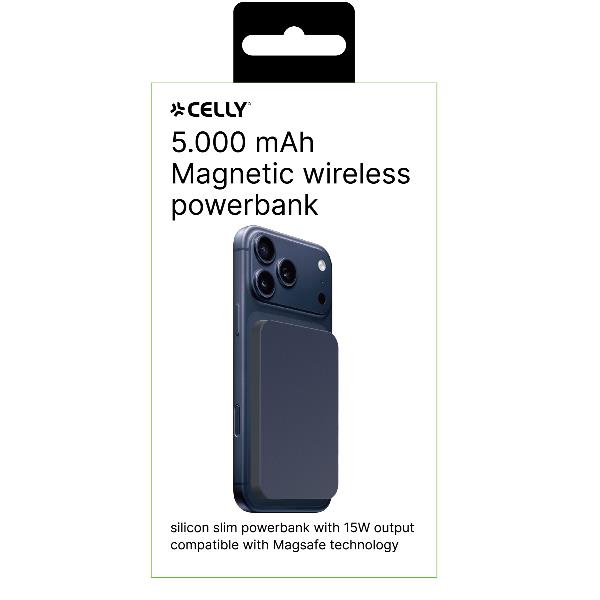 MAGPBMATCH5BL - 15W Wireless Powerbank 5000 mAh LED 2