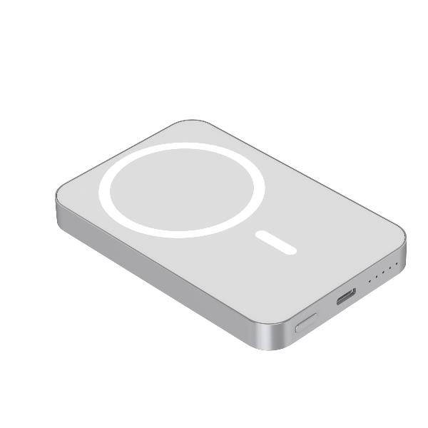 MAGPBMATCH5WH - 15W Wireless Powerbank 5000 mAh LED 3