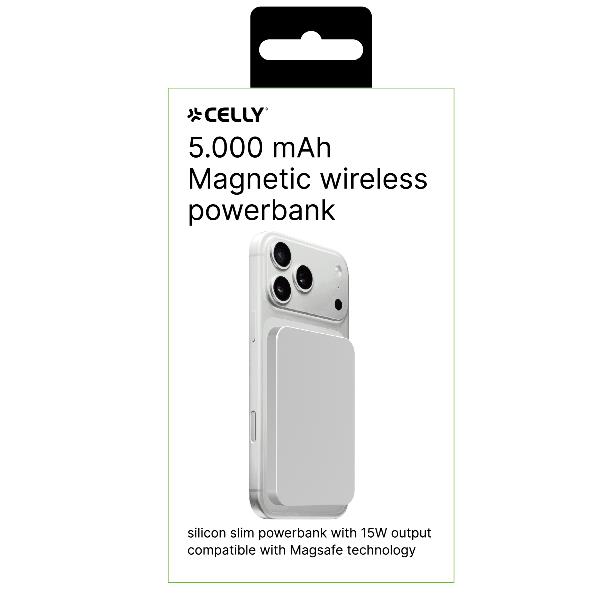 MAGPBMATCH5WH - 15W Wireless Powerbank 5000 mAh LED 4