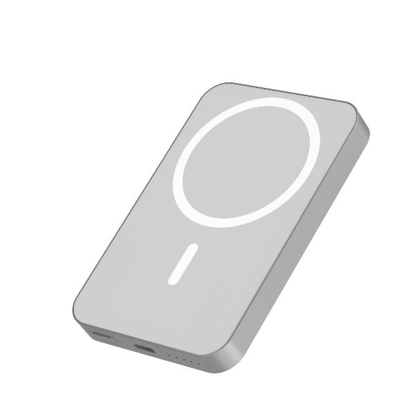 MAGPBMATCH5WH - 15W Wireless Powerbank 5000 mAh LED 5