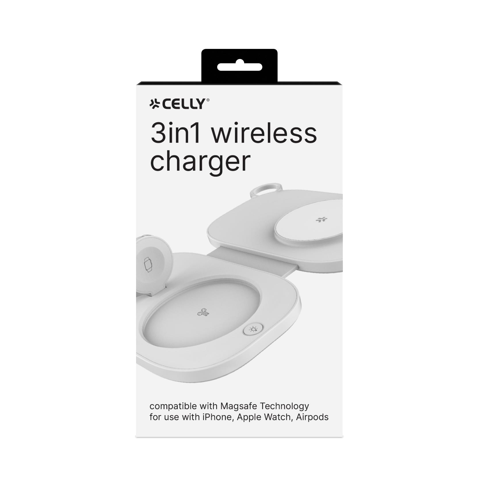 MAGPOCKET3IN1 - Caricabatteria Wireless magnetico 3in1, Tecnologia Magsafe, potenza massima 15 Watt, pieghevole, ultra sottile 6