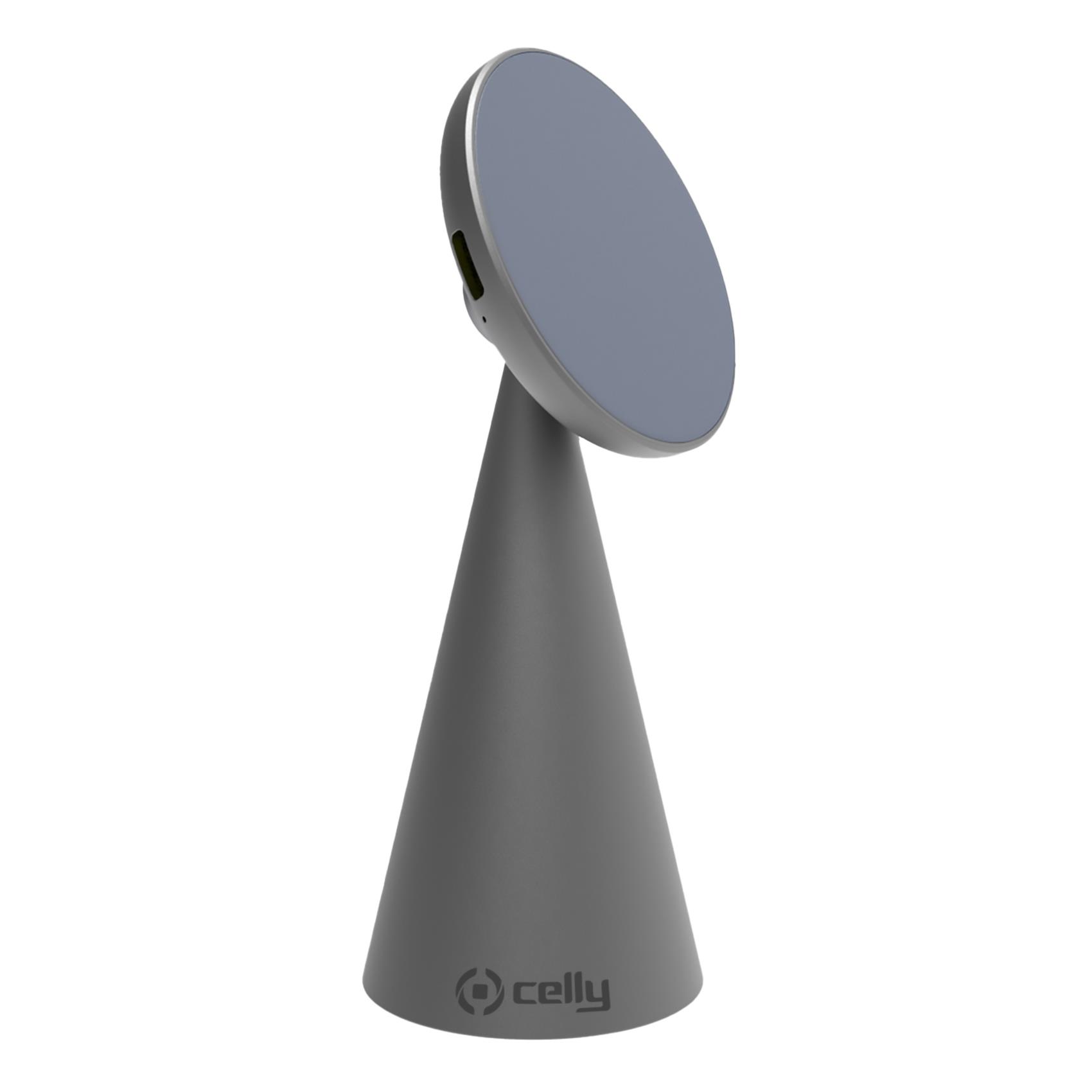 MAGSTANDCHARGE - Supporto da scrivania magnetico con ricarica wireless, potenza massima 15 Watt, cavo USB-A a USB-C incluso 5