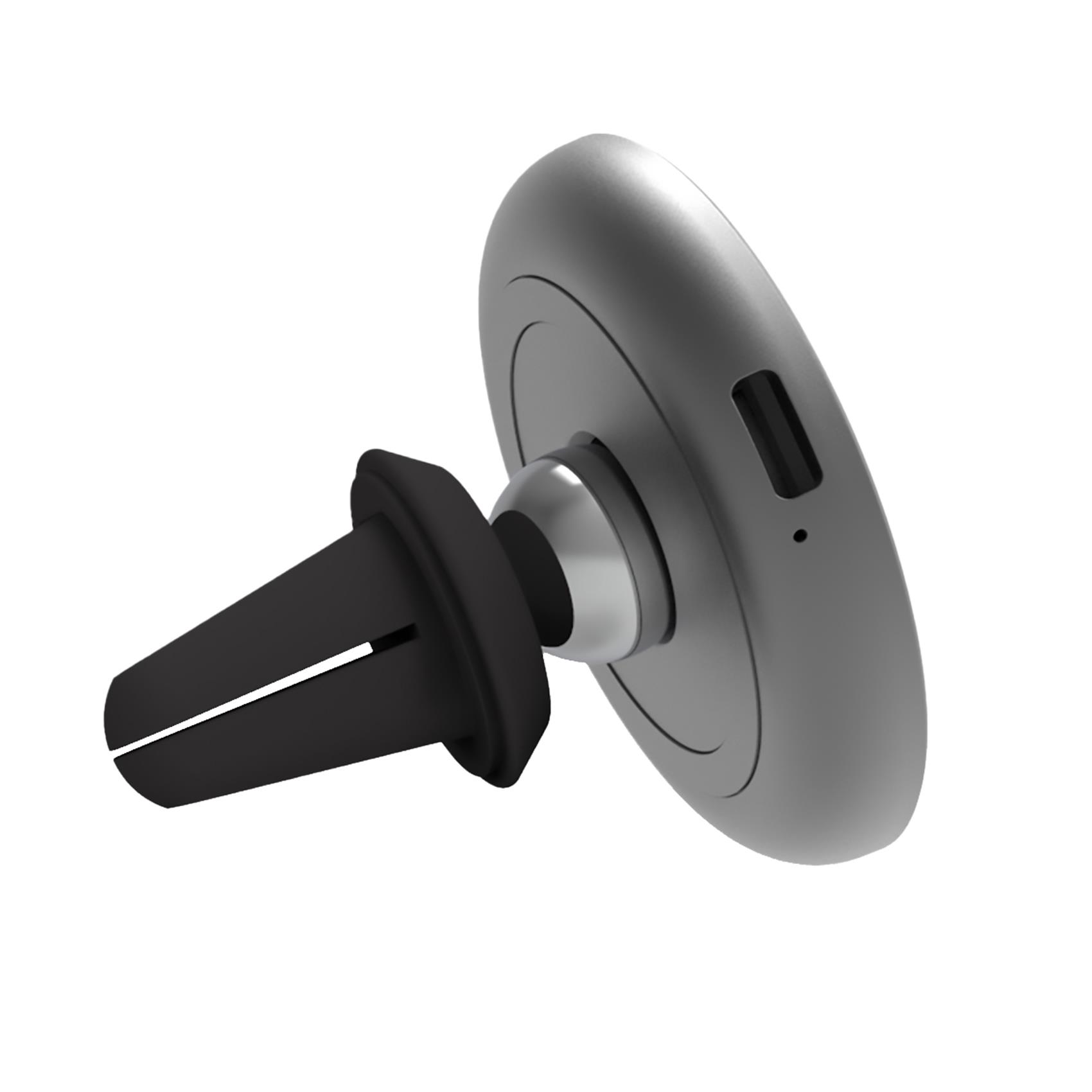 MAGSTANDCHARGE - Supporto da scrivania magnetico con ricarica wireless, potenza massima 15 Watt, cavo USB-A a USB-C incluso 6
