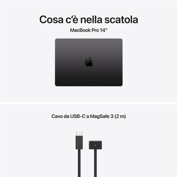 MacBook Pro 14": Chip Apple M5 con CPU 10-core e GPU 10-core, 16GB, 1TB SSD - Nero siderale 6