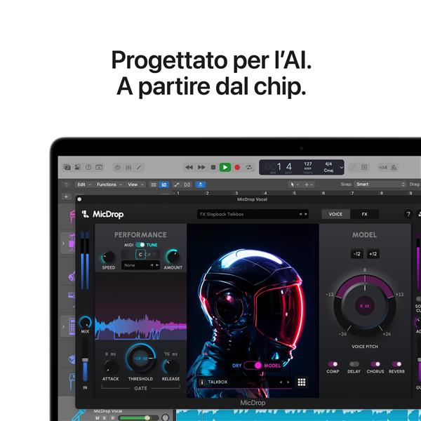 MacBook Pro 14": Chip Apple M5 con CPU 10-core e GPU 10-core, 16GB, 1TB SSD - Argento 2