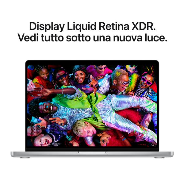 MacBook Pro 14": Chip Apple M5 con CPU 10-core e GPU 10-core, 16GB, 1TB SSD - Argento 8