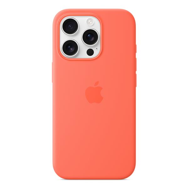 APPLE TELEFONIA Custodia MagSafe in silicone per iPhone 16 Pro - Mandarancio