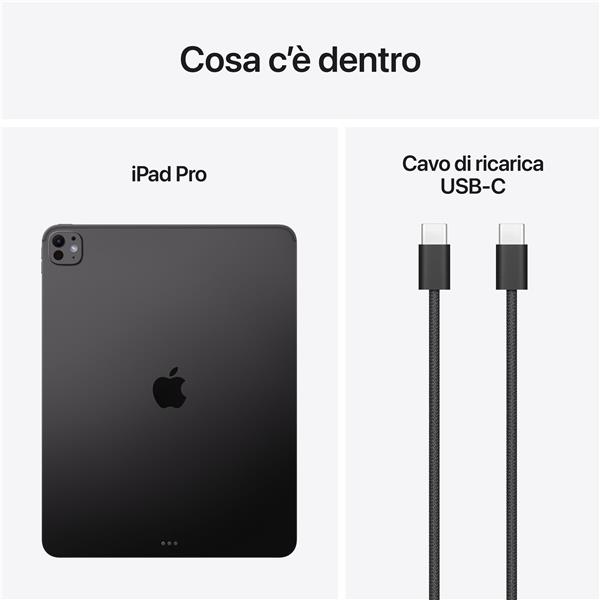 iPad Pro 13" Wi‑Fi 512GB con vetro standard - Nero siderale 9