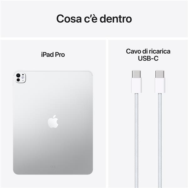 iPad Pro 13" Wi‑Fi 1TB con vetro standard - Argento 8