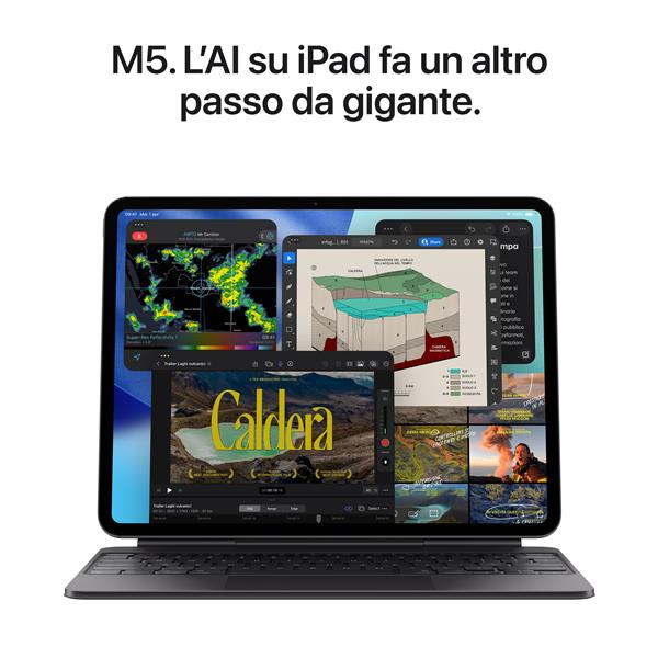 iPad Pro 13" Wi‑Fi + Cellular 256GB con vetro standard - Nero siderale 4
